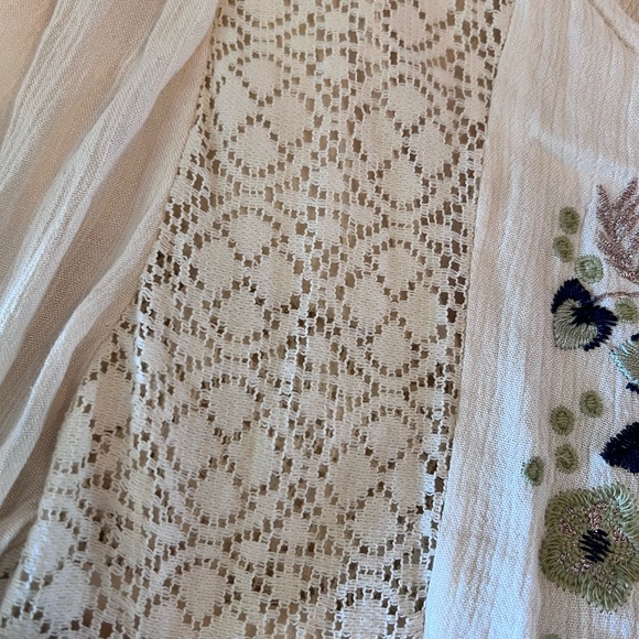 Free People Desert Bloom Embroidery Dress L - Picture 6 of 9